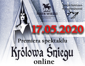 Królowa Śniegu online - premiera spektaklu 17.05.2020 logo